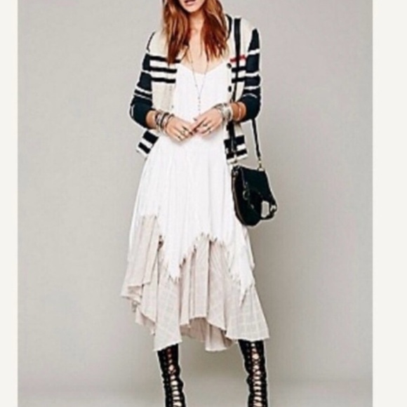 Free People Tattered Up Shredded Trim
Slip Dress - Picture 4 of 4